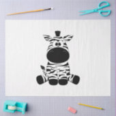 Goofy Zebra Tissuepapier (Craft)