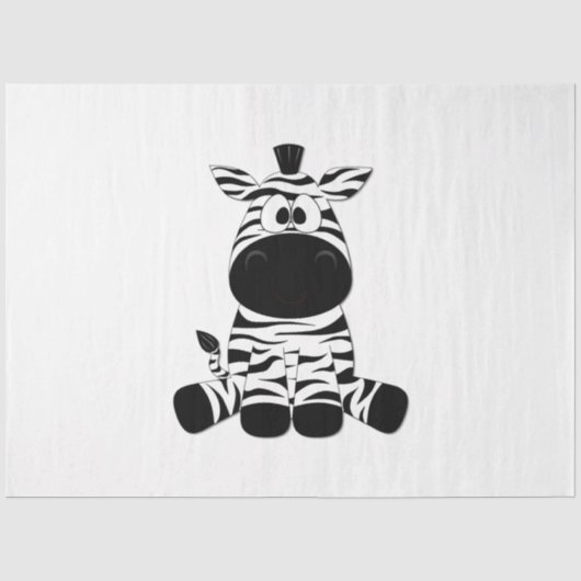 Goofy Zebra Tissuepapier (Voorkant)