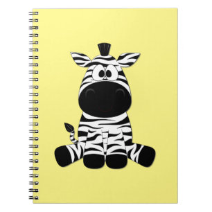 Goofy Zebra Yellow Notitieboek