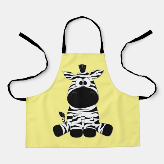 Goofy Zebra Yellow Schort (Voorkant)