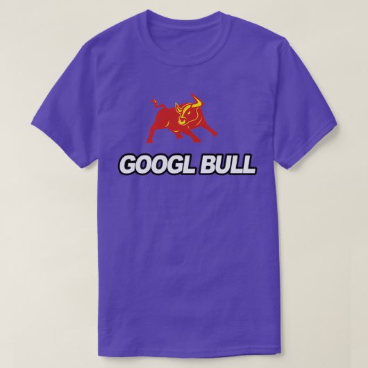 GOOGL Bull Red T-shirt (Design voorkant)