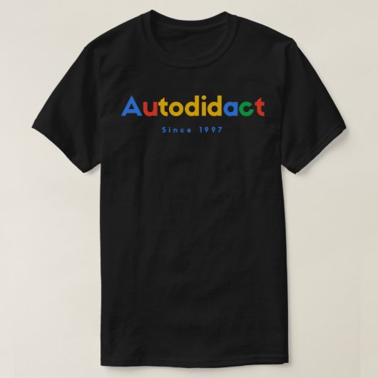 Google Autodidact Classic TShirt (Design voorkant)