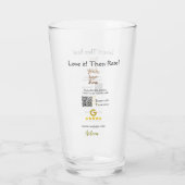 Google beoordeel ons review bestel aankoop bedrijf glas (Achterkant)