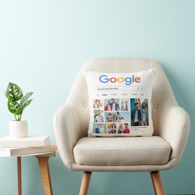 Google Beste Vrienden voor Altijd Foto's| Bestie Kussen (Stoel)