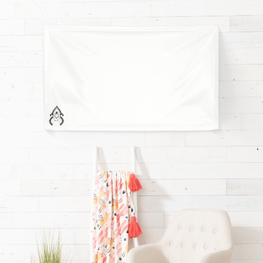 google betaal rangoli stempel ontwerp vinyl banner (Insitu)