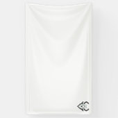 google betaal rangoli stempel ontwerp vinyl banner (Verticaal)