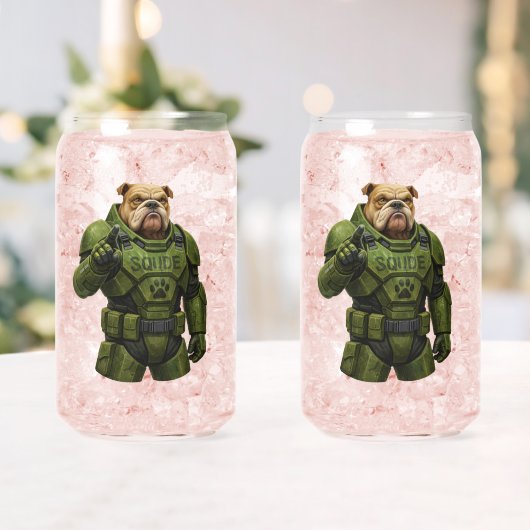 Google bulldog luchtglas conceptproduct blikvorm glas (Insitu (Huwelijk))