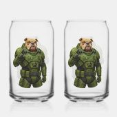 Google bulldog luchtglas conceptproduct blikvorm glas (Voorkant)
