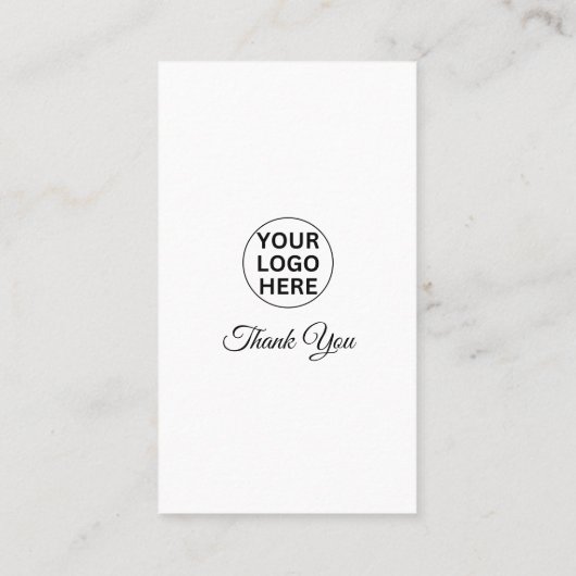 Google Business Review 5-sterren QR-code Visitekaartje (Achterkant)