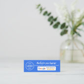 Google Business Review Contactkaartje (Staand voorkant)