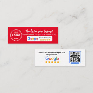 Google Business Review Contactkaartje