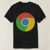 Google Chrome Sticker T-shirt (Design voorkant)