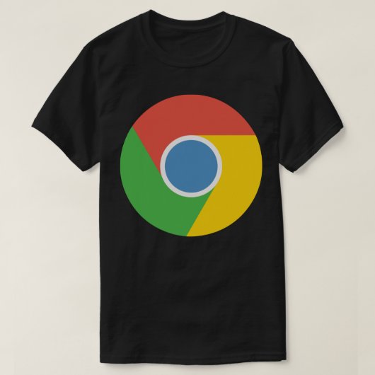 Google Chrome Sticker T-shirt (Design voorkant)