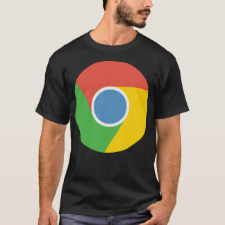 Google Chrome Sticker T-shirt