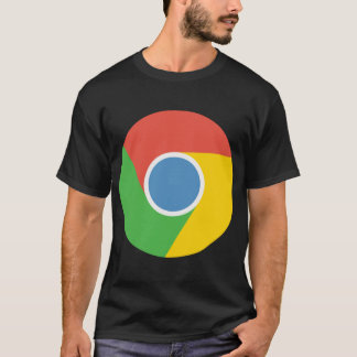 Google Chrome Sticker T-shirt