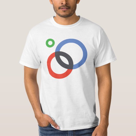 Google+-cirkels T-shirt (Voorkant)