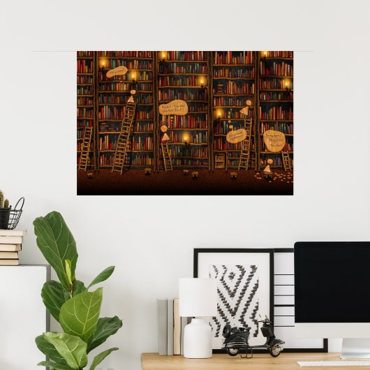 Google Data Center Poster (Thuiskantoor)