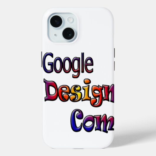 Google Design Case-Mate iPhone Case (Achterkant)