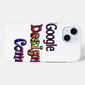 Google Design Case-Mate iPhone Case (Achterkant (horizontaal))