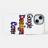 Google Design iPhone 15 Case (Achterkant horizontaal)
