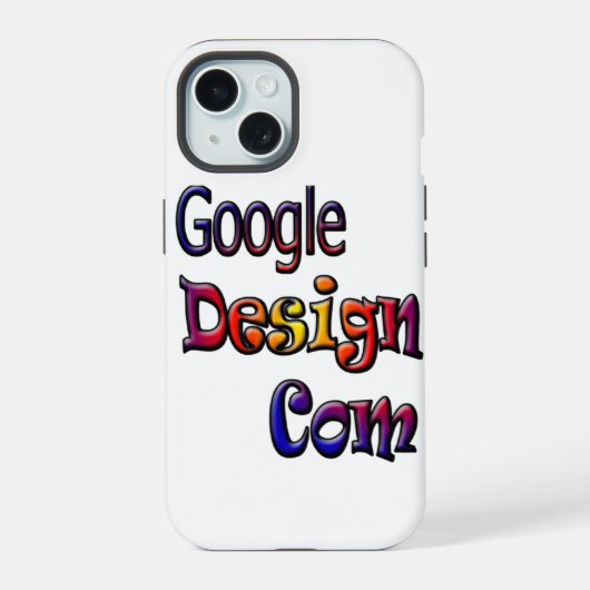Google Design iPhone 15 Case (Achterkant)