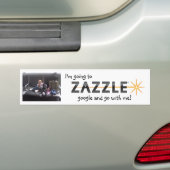 Google en Go BS Bumpersticker (Op auto)