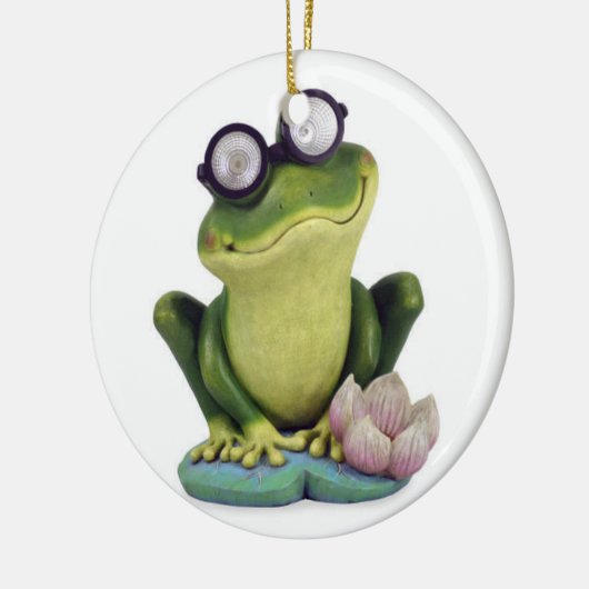 GOOGLE-EYED FROG ORNAMENT (Links)