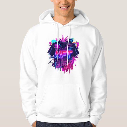 google gemini T-shirt Witte hoodie T-shirt (Voorkant)