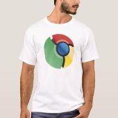 Google Icon - Google Chrome Logo met kleurrijke De T-shirt (Voorkant)