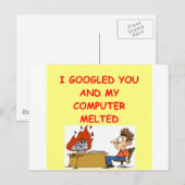 google-liefde briefkaart (Voorkant / Achterkant)