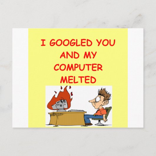 google-liefde briefkaart (Voorkant)