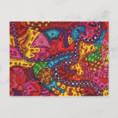 Google Map van de hemel Briefkaart (Voorkant)