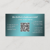 Google Maps Reviewen Visitekaartje (Achterkant)