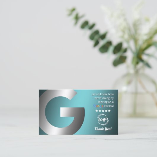Google Maps Reviewen Visitekaartje (Staand voorkant)