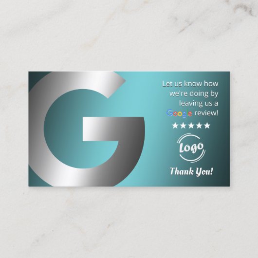 Google Maps Reviewen Visitekaartje (Voorkant)