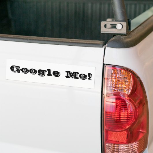 Google me! bumpersticker (Op Truck)