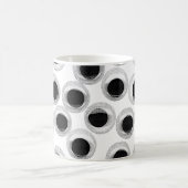 Google-oogpatroon - transparante achtergrond koffiemok (Center)