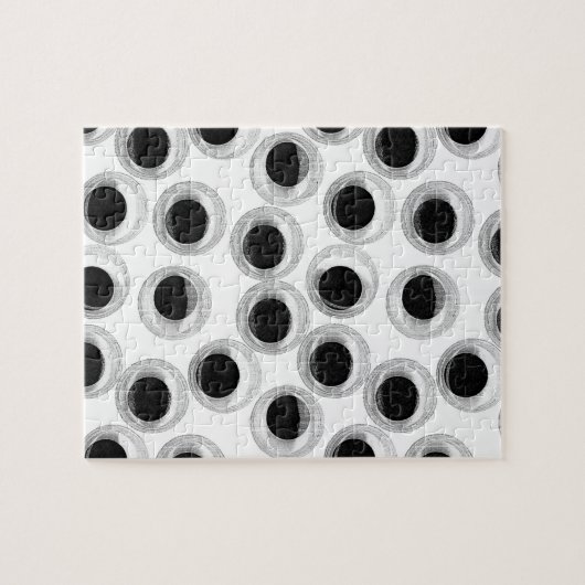 Google-oogpatroon - transparante achtergrond legpuzzel (Horizontaal)