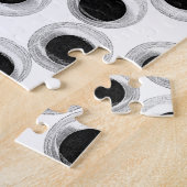 Google-oogpatroon - transparante achtergrond legpuzzel (Zijkant)