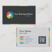 Google Plus-Visitekaartje Visitekaartje (Voorkant / Achterkant)