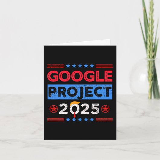 Google Project 2025 Retro voor Trump-fan Kaart (Voorkant)