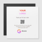 Google review bedrijfslogo Scan QR review (Voorkant / Achterkant)