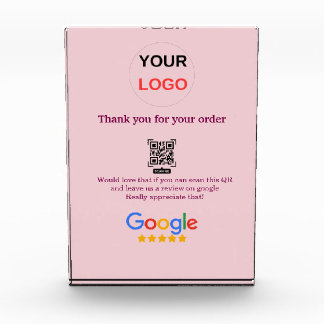 Google review bedrijfslogo Scan QR review Fotoblokken