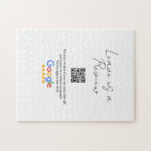 Google review bedrijfslogo Scan QR review Legpuzzel (Horizontaal)