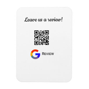Google review bedrijfslogo Scan QR review Magneet