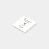 Google review bedrijfslogo Scan QR review Post-it® Notes (Schuin)