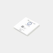 Google review bedrijfslogo website scan QR-code Post-it® Notes (Schuin)
