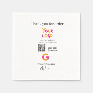 Google review bedrijfslogo website scan QR-code Servet