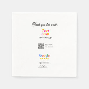Google review bedrijfslogo website scan QR-code Servet