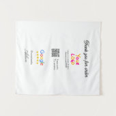 Google review bedrijfslogo website scan QR code Wandkleed (Voorkant (horizontaal))